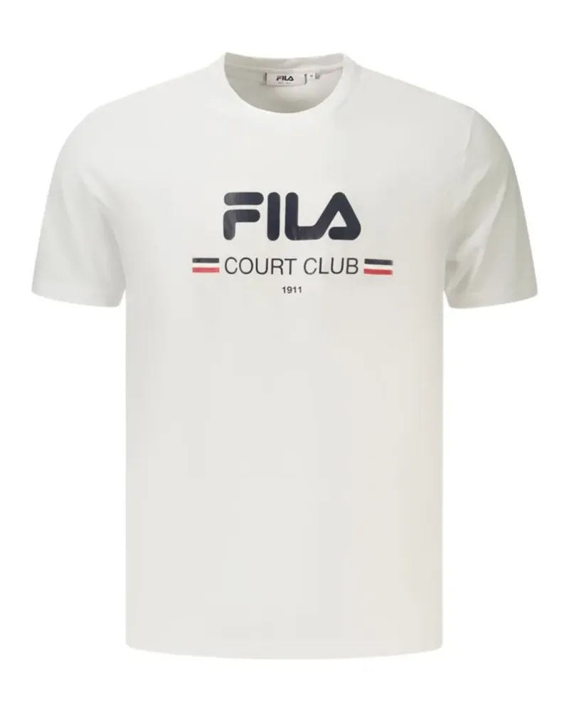 Fila T-Shirt mit Logo-Print - Nude Nude