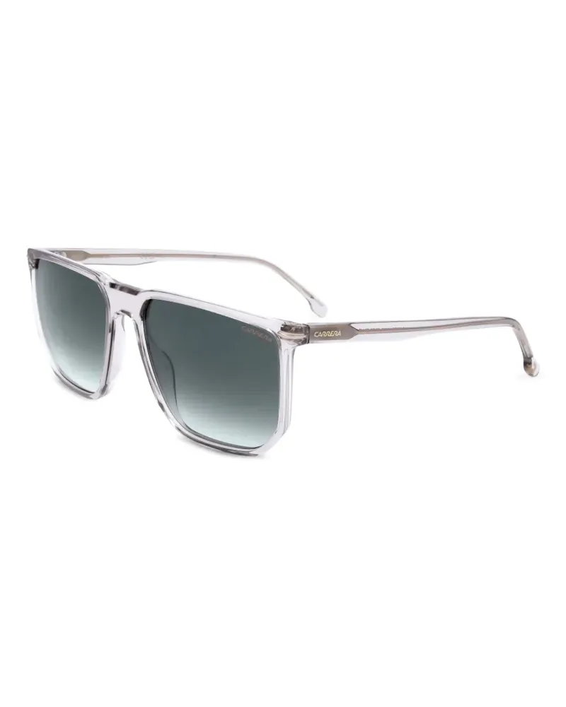 Carrera Sonnenbrille mit eckigem Gestell - Weiß Weiß