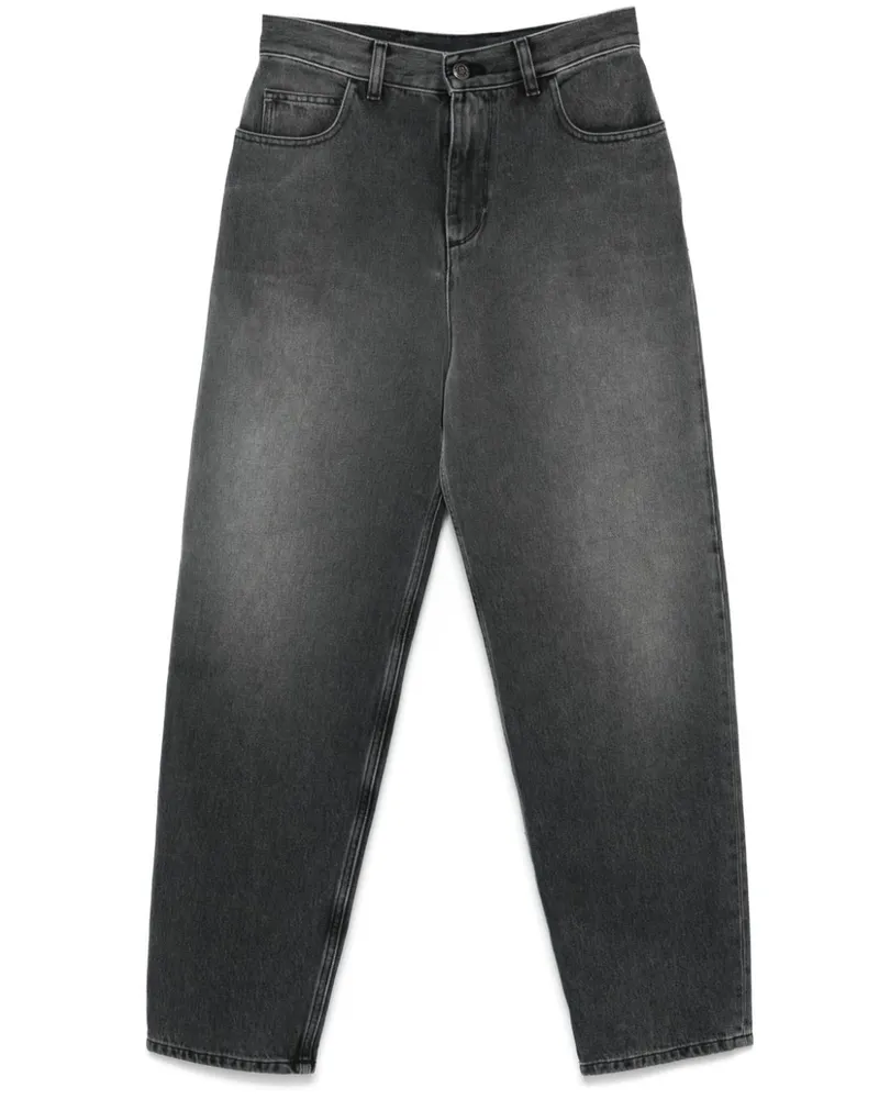 Moncler Klassische Cropped-Jeans - Grau Grau