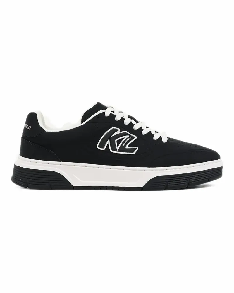 Karl Lagerfeld logo-patch lace-up sneakers - Schwarz Schwarz