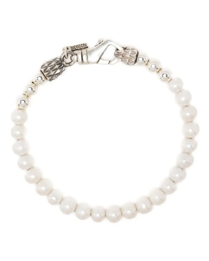 Emanuele Bicocchi Armband mit Perlen - Silber Silber