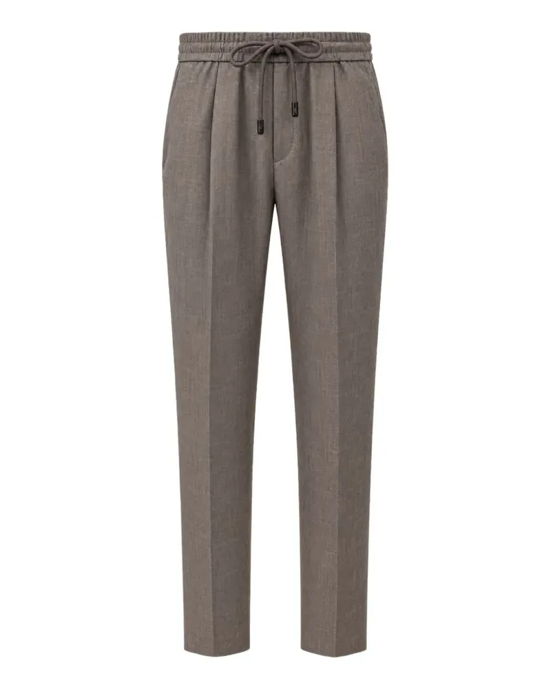 Jacob Cohën drawstring tapered trousers - Braun Braun