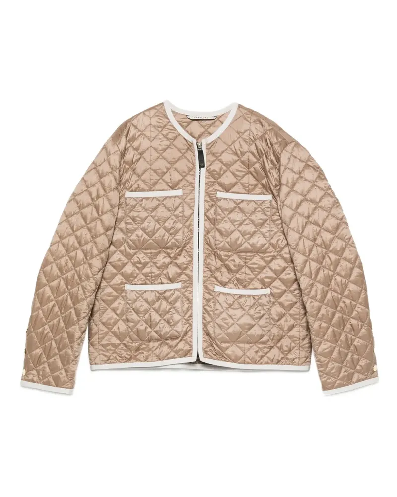 Max Mara Celeste Jacke mit gesteppten Taschen - Braun Braun