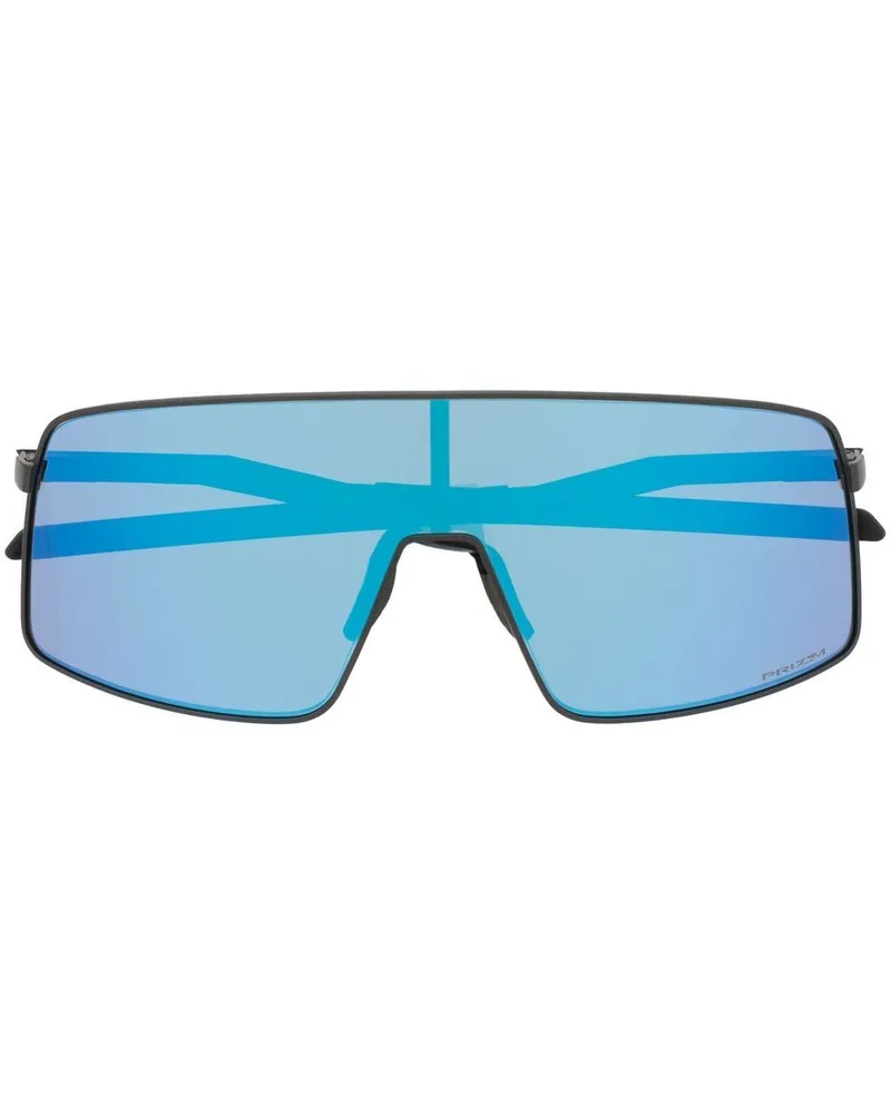 Oakley Sutro Sonnenbrille mit Shield-Gestell - Schwarz Schwarz