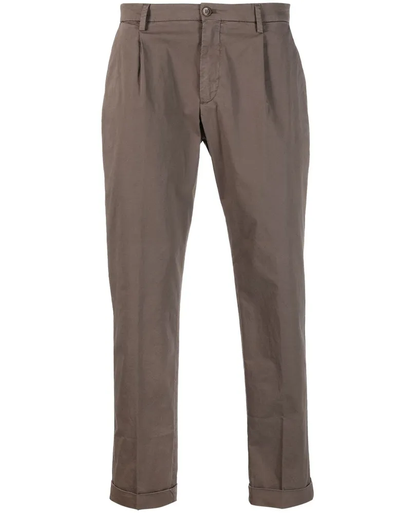 Briglia 1949 Klassische Tapered-Chino - Braun Braun