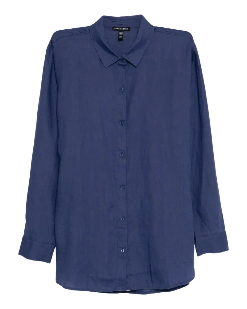 Eileen Fisher Hemd aus Leinen - Blau Blau