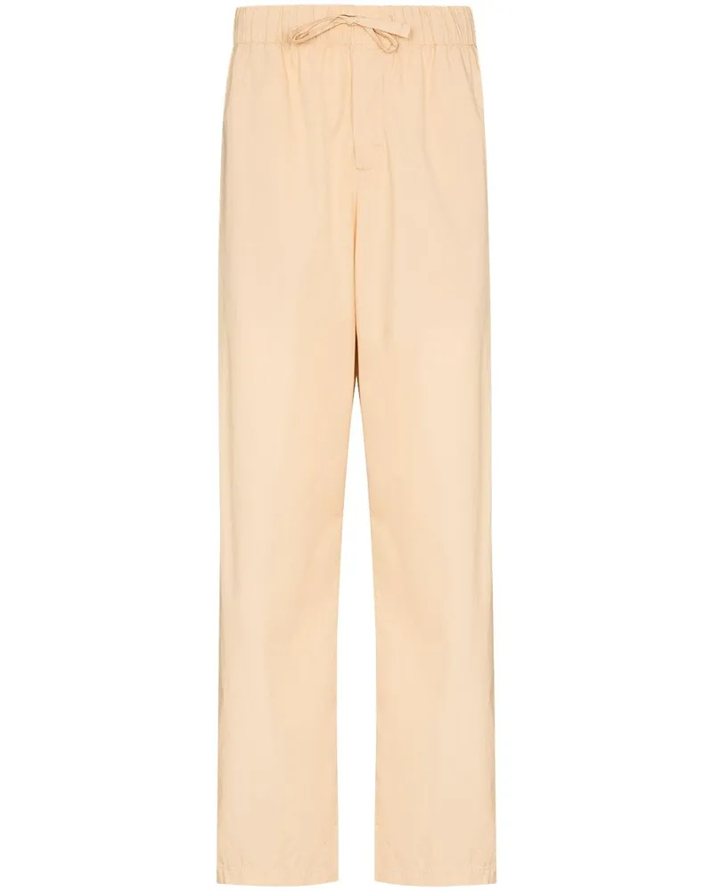 TEKLA Pyjama-Hose aus Popeline - Nude Nude