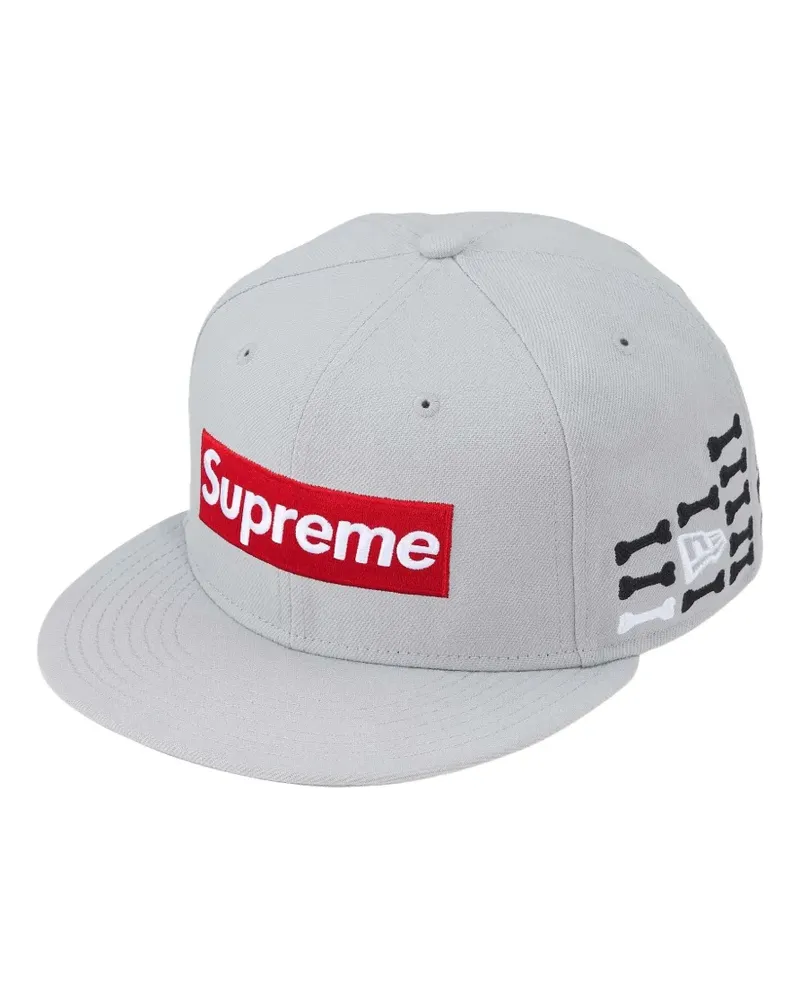 Supreme Being x New Era Bones Box logo cap - Grau Grau