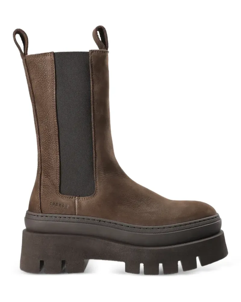 Copenhagen Chelsea-Boots mit klobiger Sohle - Braun Braun