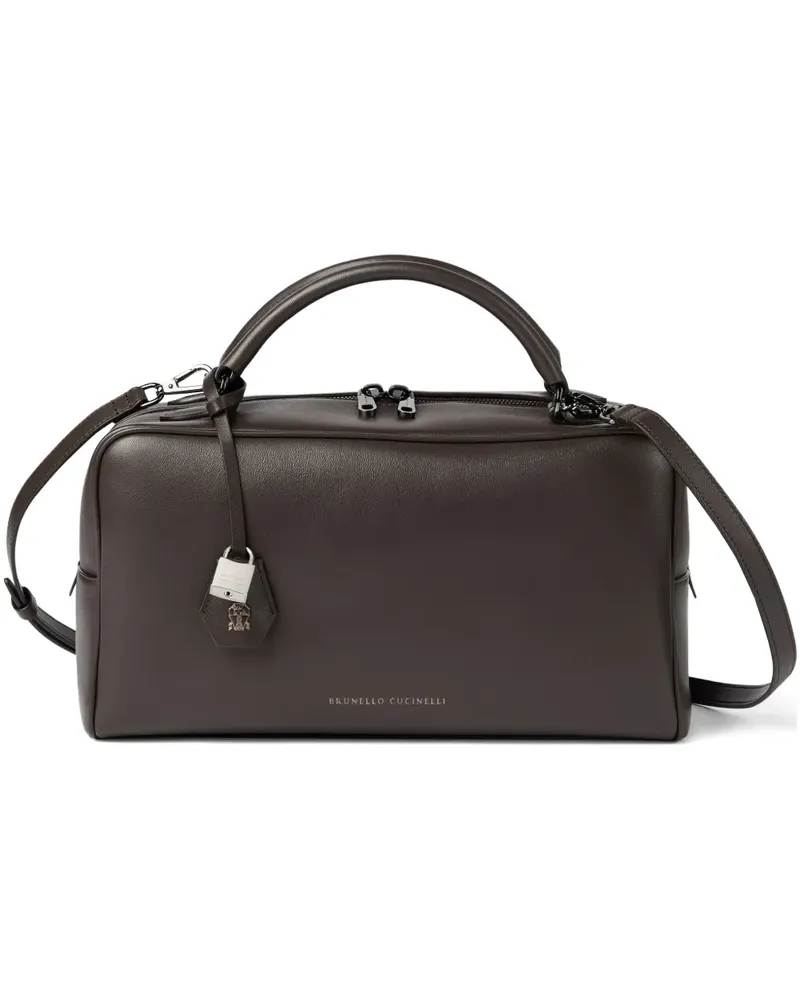 Brunello Cucinelli Boston Explorer Tote Bag - Braun Braun
