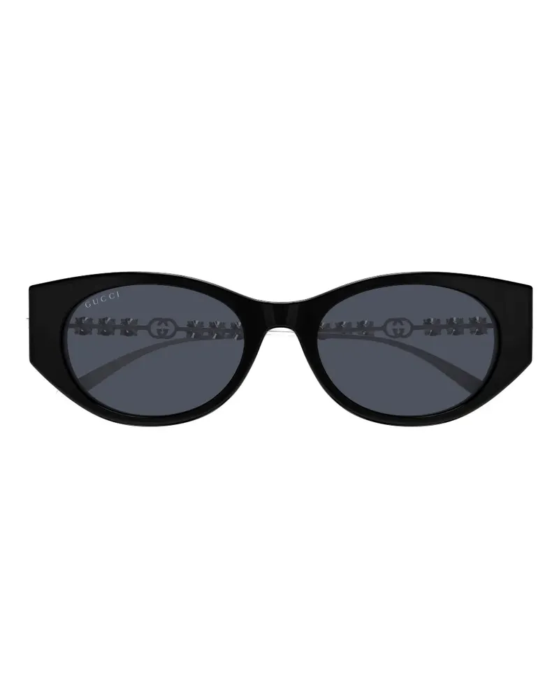 Gucci GG1970SA Cat-Eye-Sonnenbrille - Schwarz Schwarz
