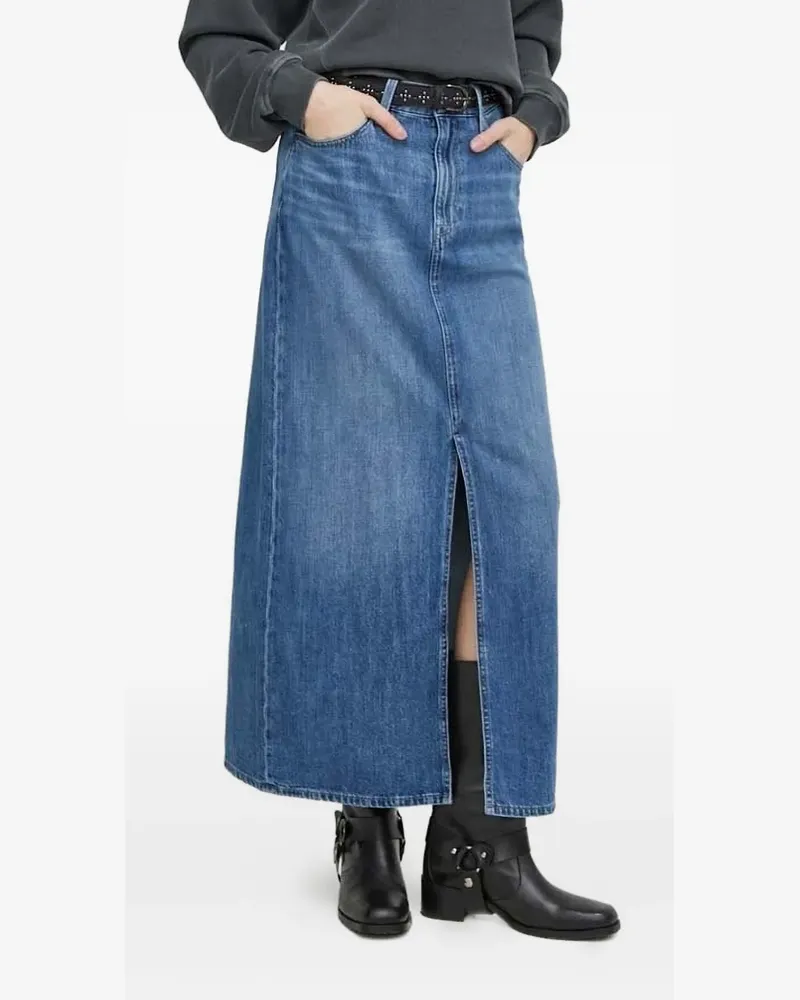 G-STAR RAW Viktoria Maxi-Jeansrock - Blau Blau