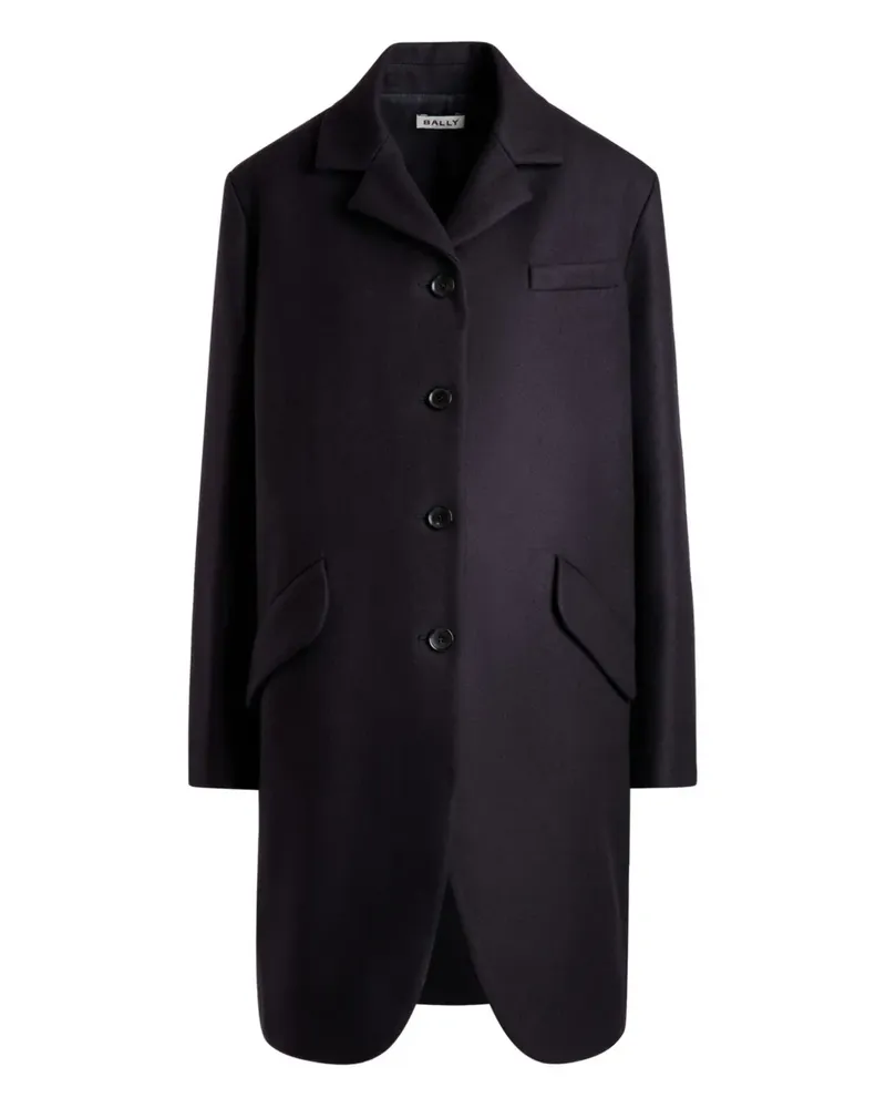 Bally Einreihiger Mantel - Blau Blau