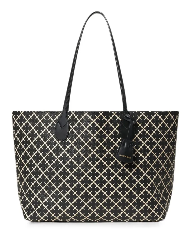 By Malene Birger Abigail geometric-pattern tote bag - Schwarz Schwarz