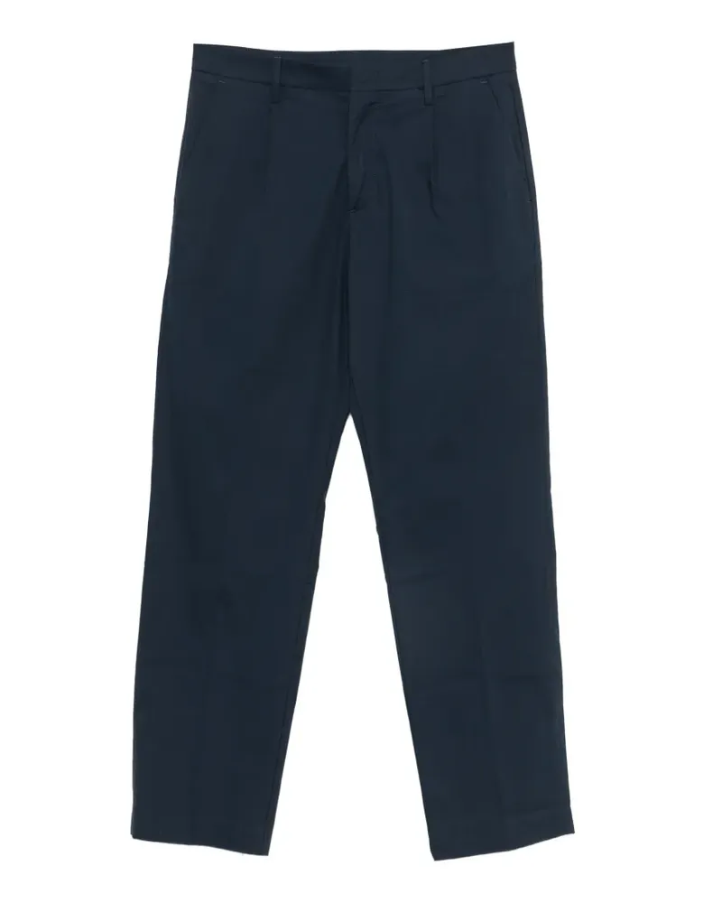 K-Way Ralph pleated straight-leg trousers - Blau Blau
