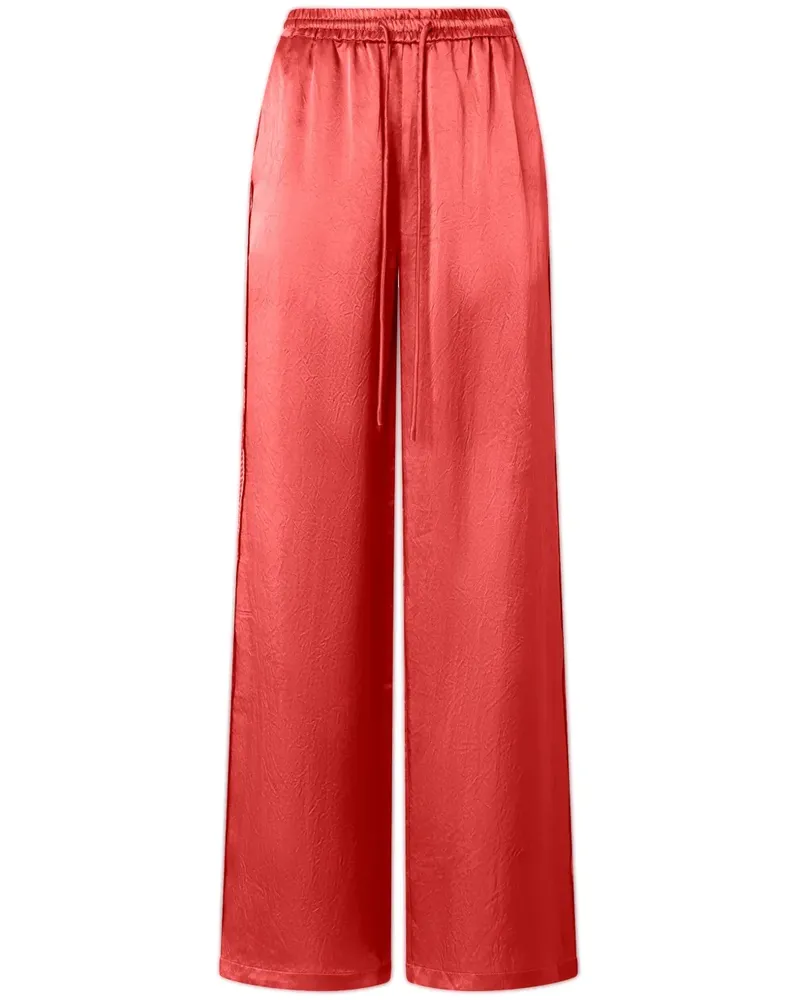 Pinko Hose aus Satin - Rosa Rosa