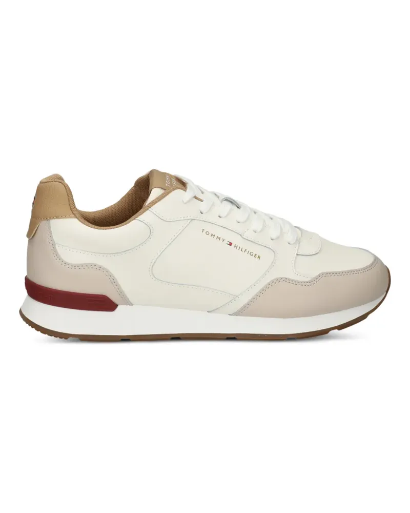 Tommy Hilfiger panelled leather sneakers - Weiß Weiß