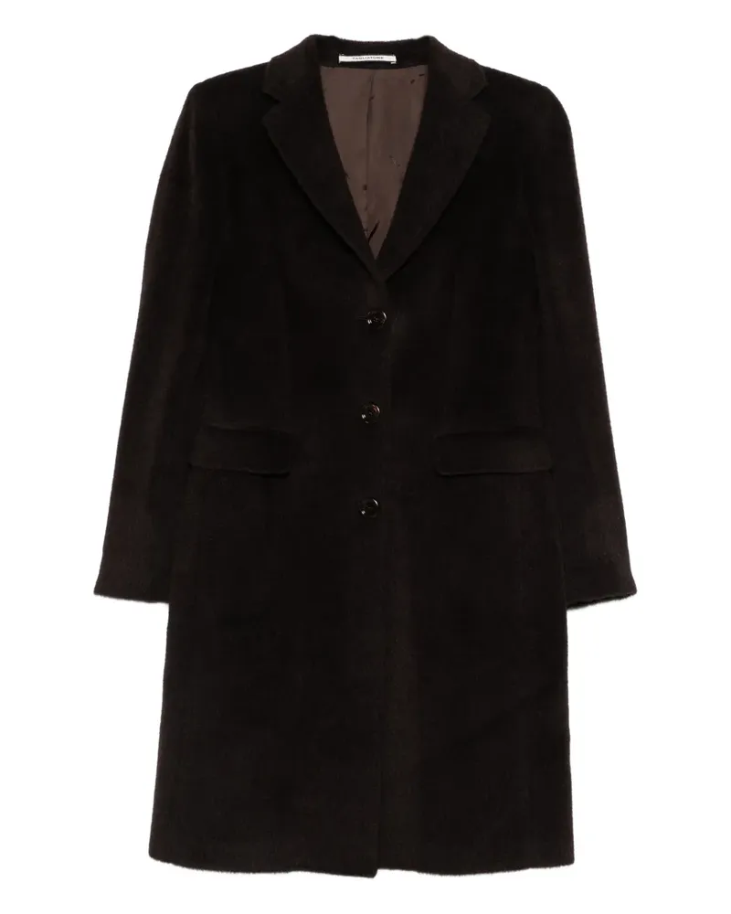 Tagliatore Einreihiger Mantel - Braun Braun