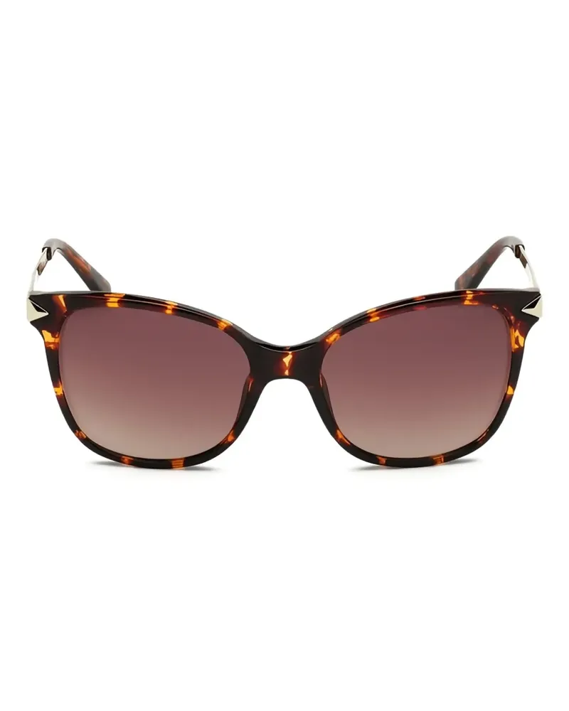 Guess tortoiseshell-effect cat-eye sunglasses - Braun Braun