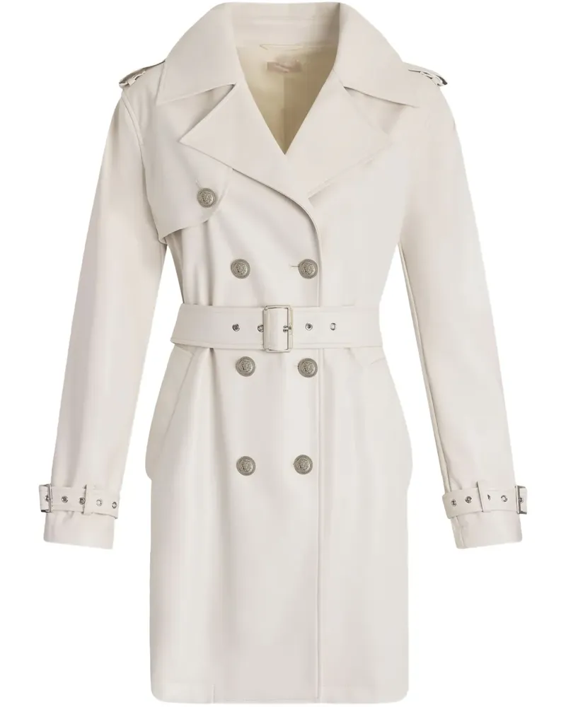 Liu Jo Beschichteter Trenchcoat - Weiß Weiß