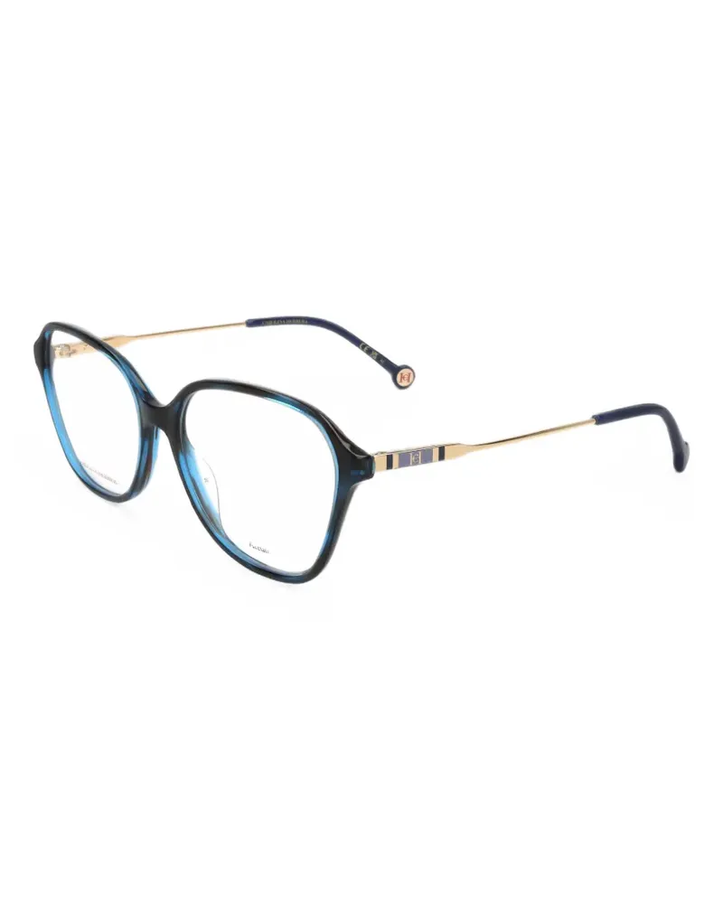 Carolina Herrera New York geometric-frame glasses - Blau Blau