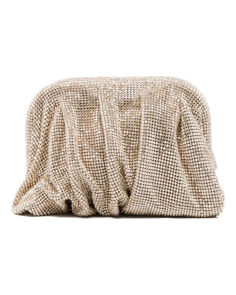 Benedetta Bruzziches crystal chain clutch bag - Gold Gold