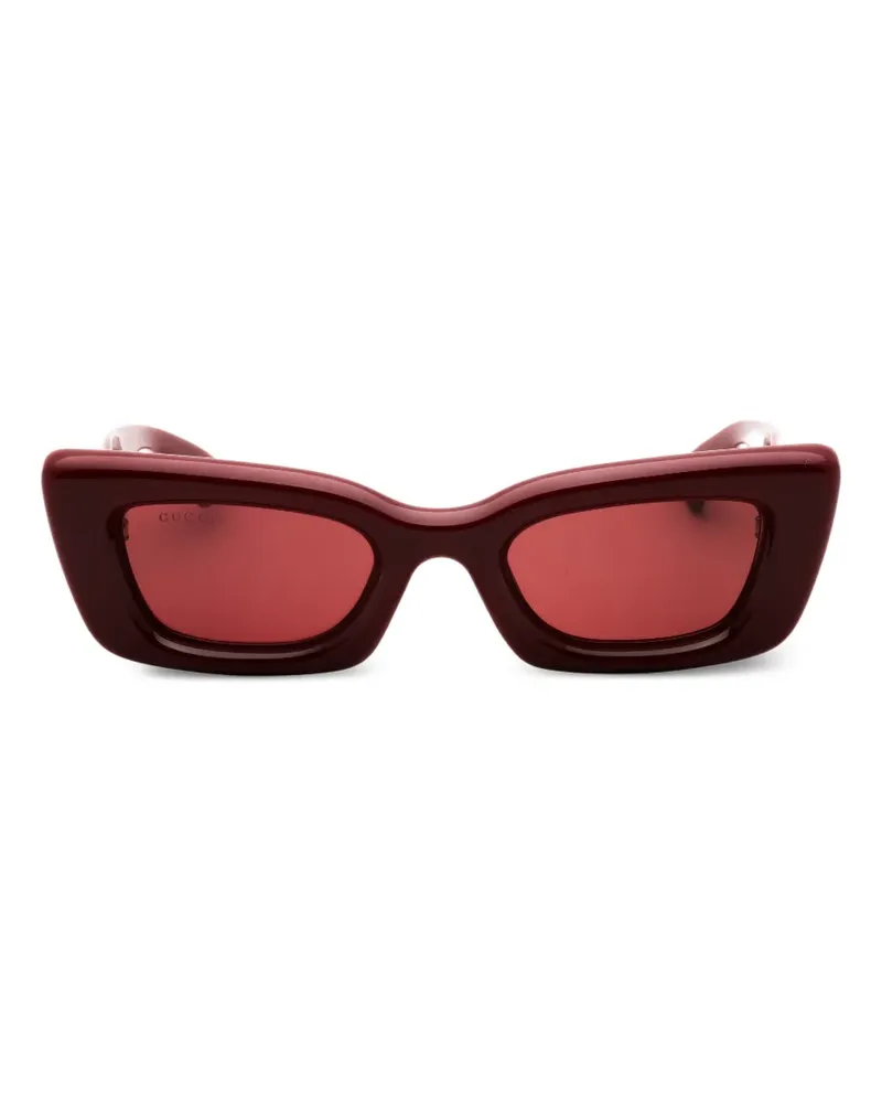 Gucci Sonnenbrille mit Cat-Eye-Gestell - Rot Rot