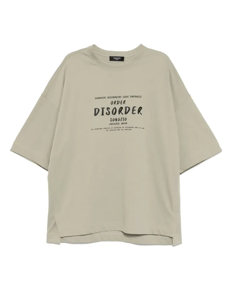 SONGZIO Order Disorder T-Shirt - Grün Grün