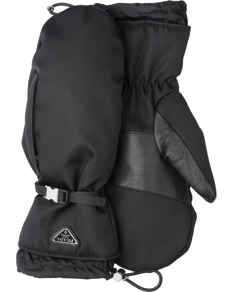 Prada Handschuhe aus Funktionsstoff - Schwarz Schwarz