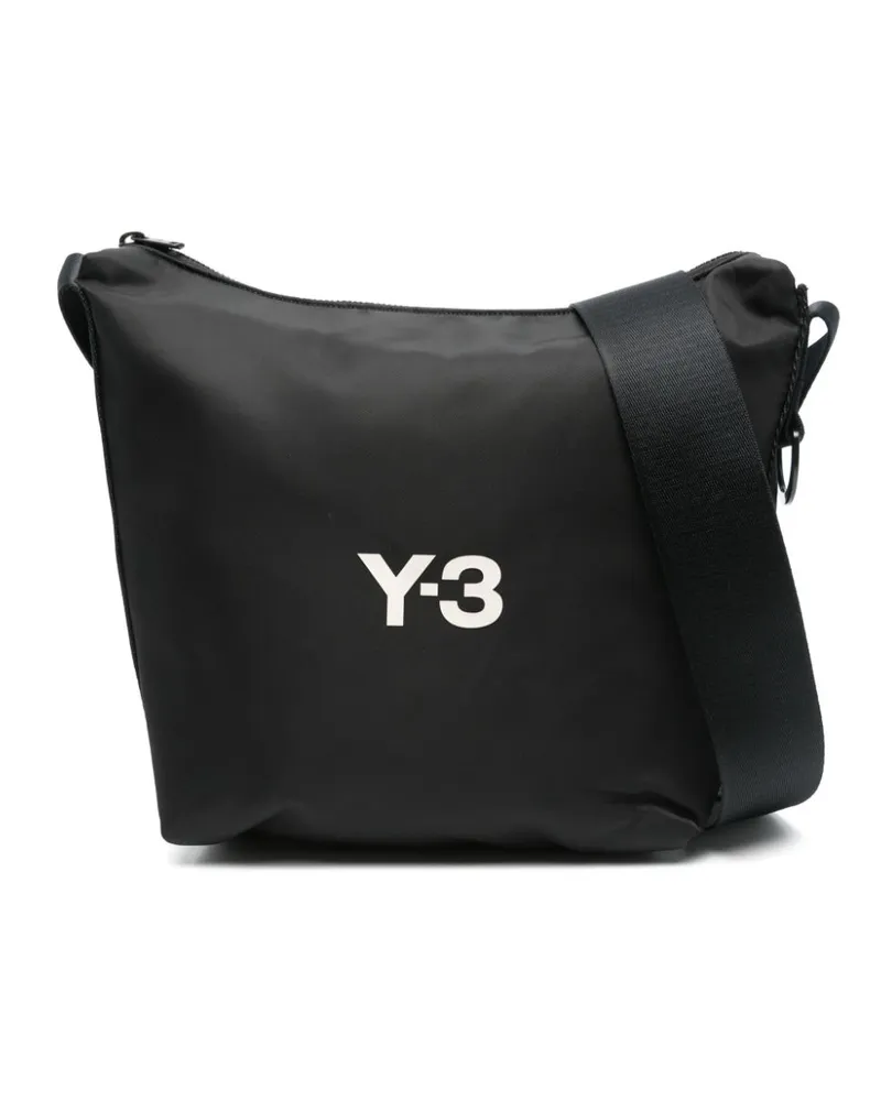 Y-3 x adidas Kuriertasche mit Logo-Print - Schwarz Schwarz