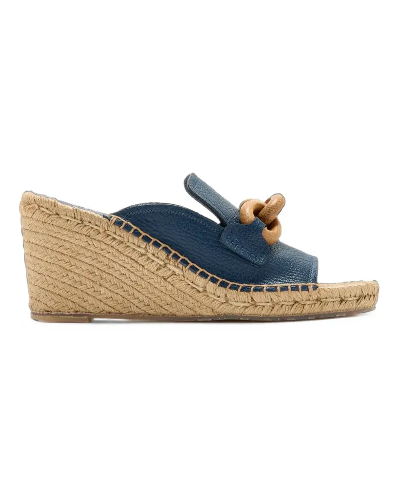 Pedro Garcia Oliveta chain-link heeled sandals - Blau Blau