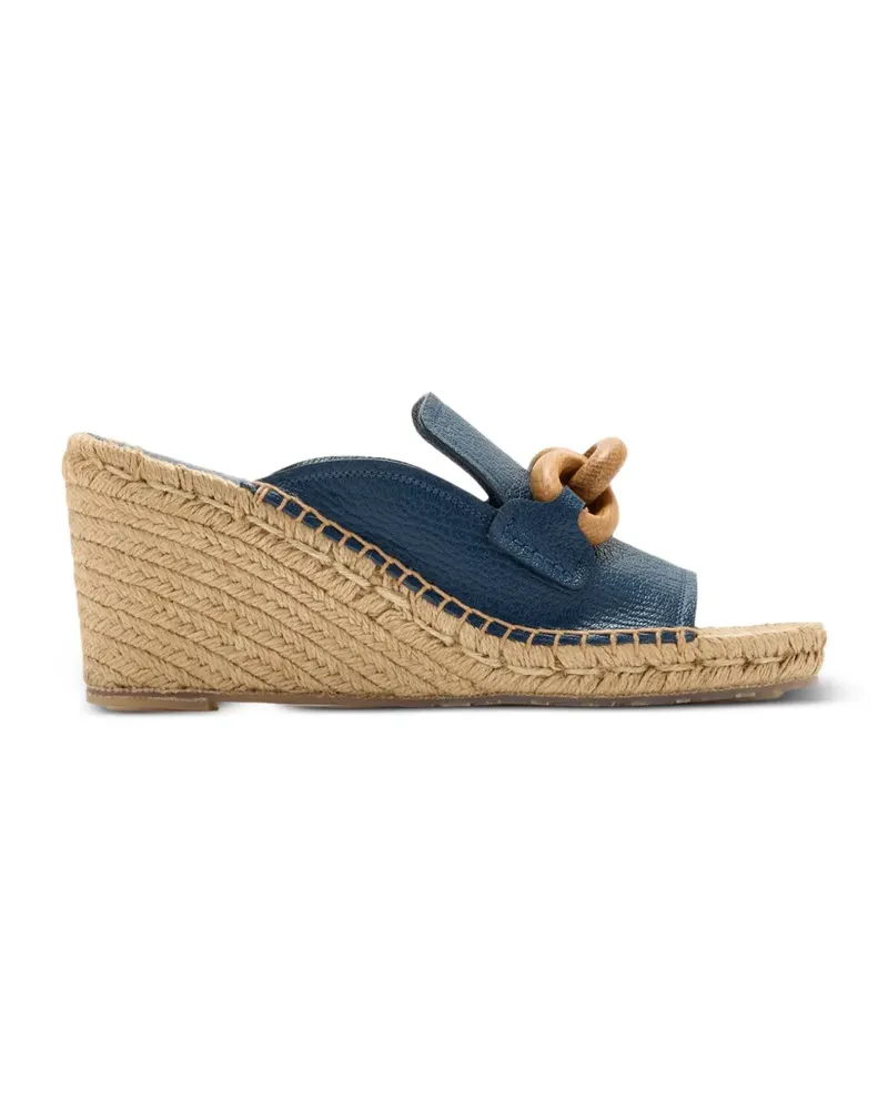 Pedro Garcia Oliveta Sandalen mit Kette - Blau Blau