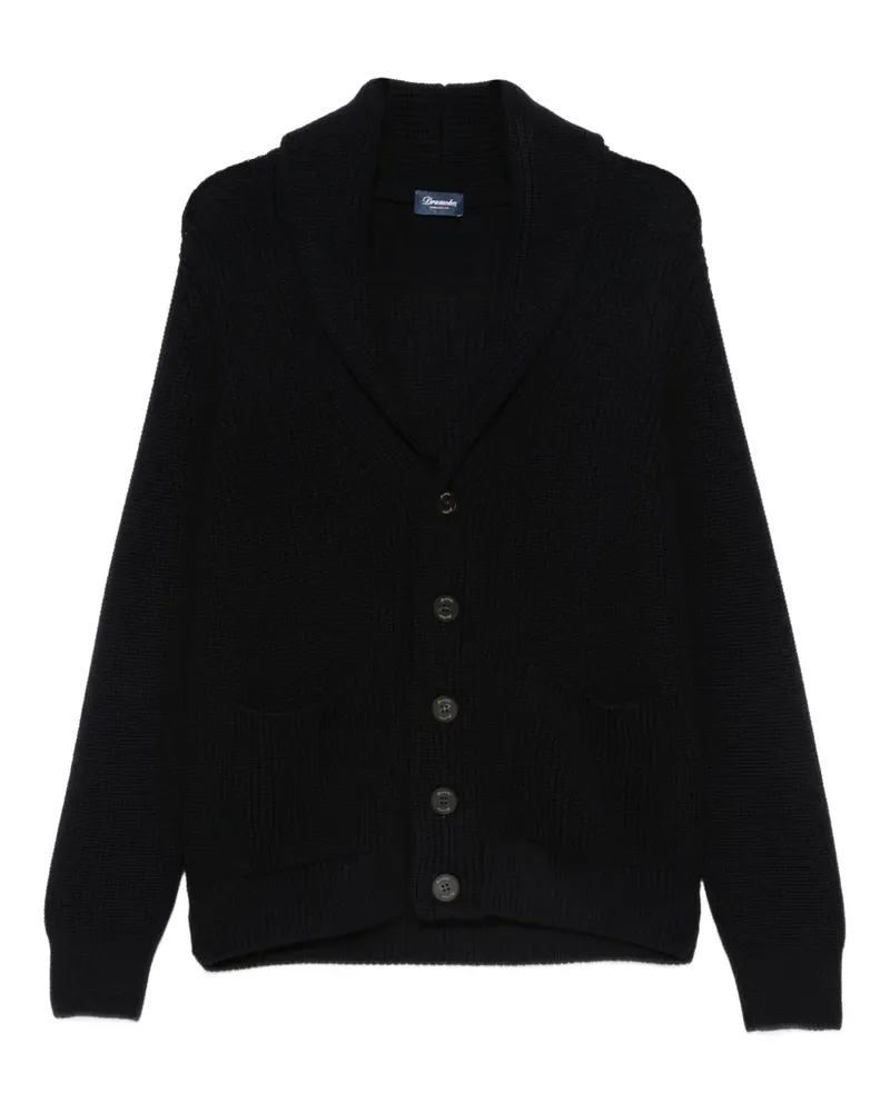 Drumohr  Cardigan mit Schalkragen - Blau Blau