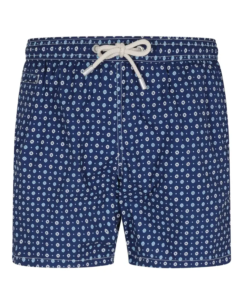 MC2 Saint Barth floral-print swim shorts - Blau Blau