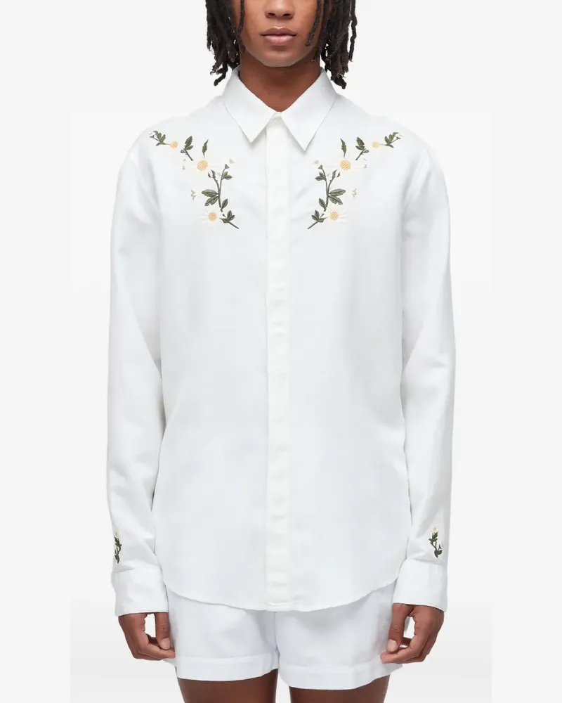 Osklen Daisy Light ML Hemd - Weiß Weiß