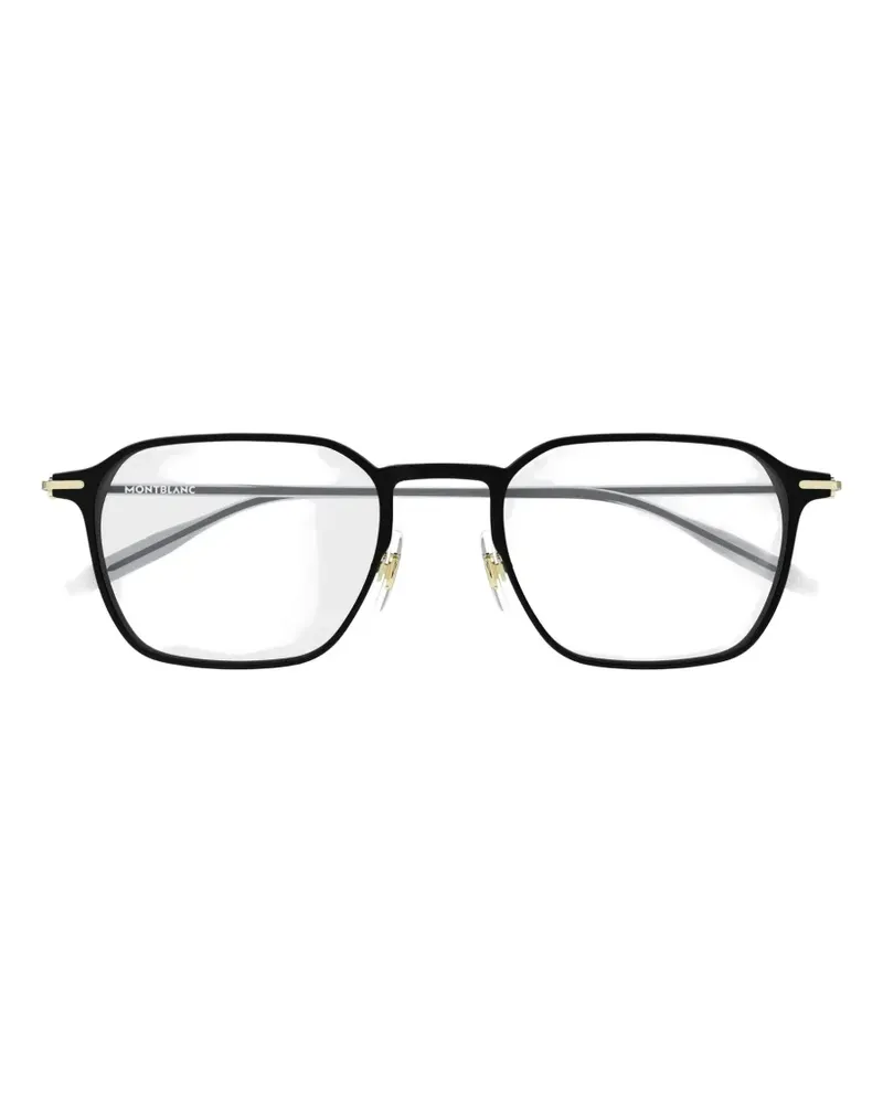 Montblanc geometric-frame glasses - Schwarz Schwarz