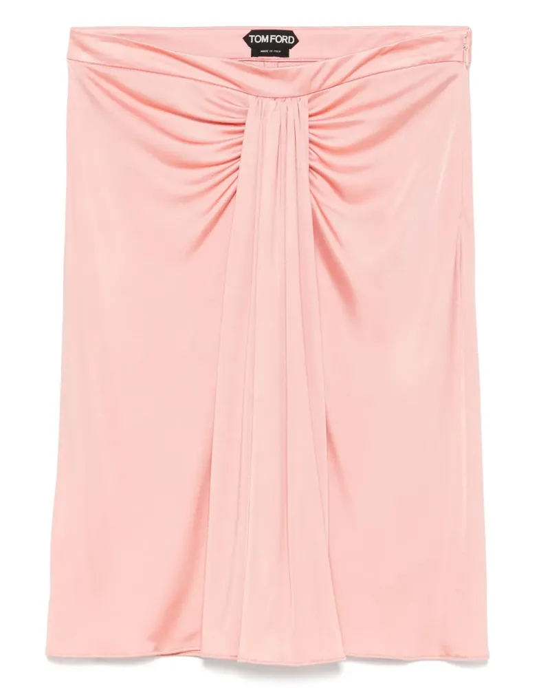 Tom Ford Drapierter Minirock - Rosa Rosa