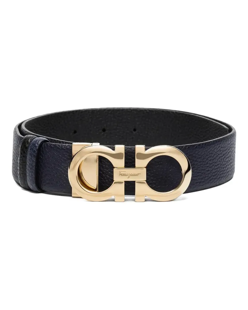 Ferragamo gancini-buckle belt - Blau Blau