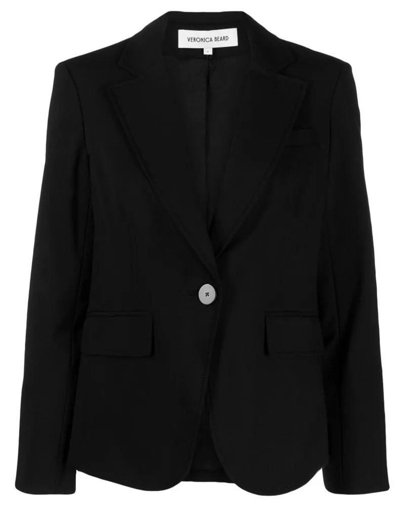 Veronica Beard Einreihiger Blazer - Schwarz Schwarz