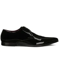 Dolce & Gabbana Derby-Schuhe aus Lackleder Schwarz