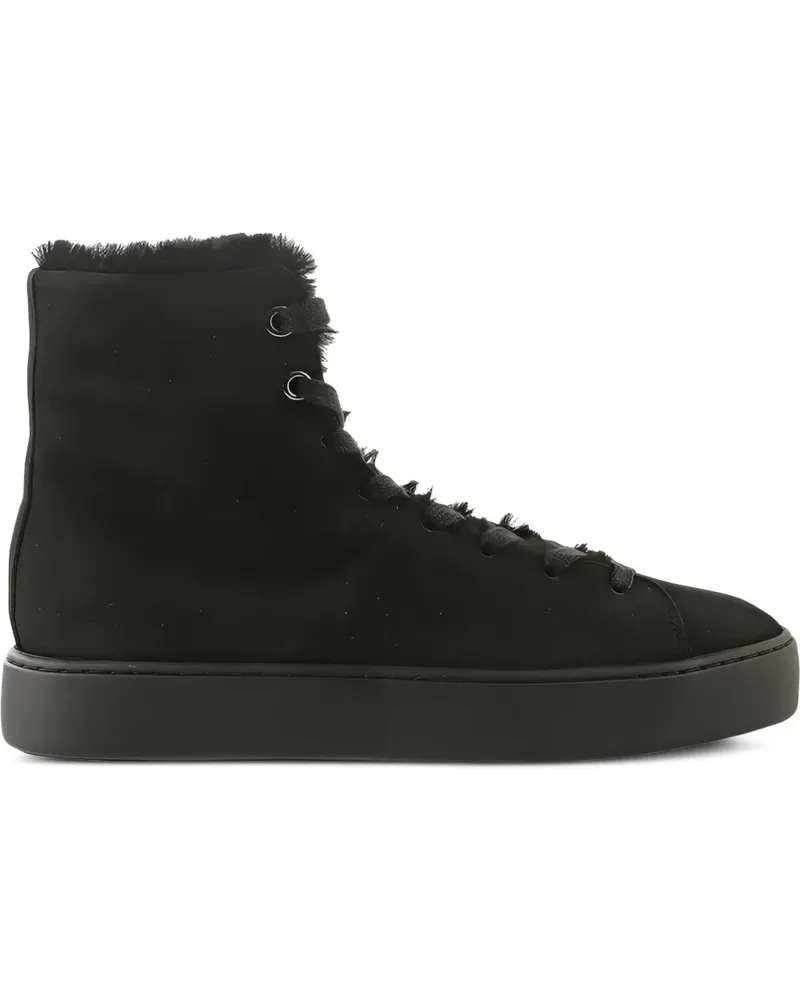 Högl Teddy Stiefel mit Shearling-Besatz - Schwarz Schwarz