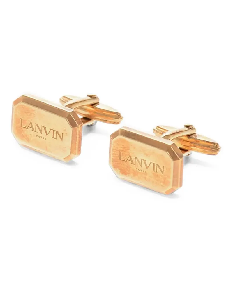 Lanvin logo cufflinks - Gold Gold