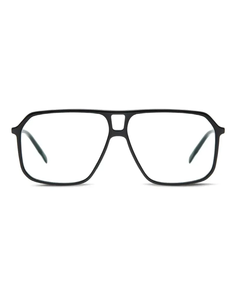 GIGI STUDIOS Isel Brille mit geometrischem Gestell - Schwarz Schwarz