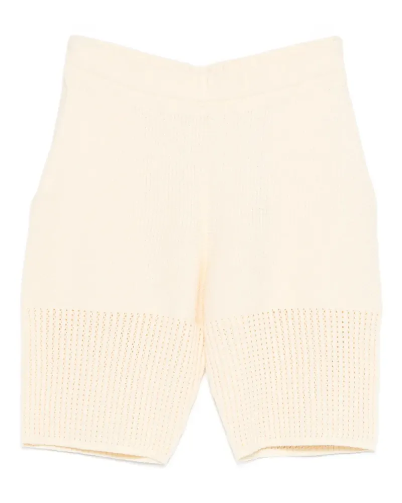 Issey Miyake Gestrickte Shorts - Nude Nude