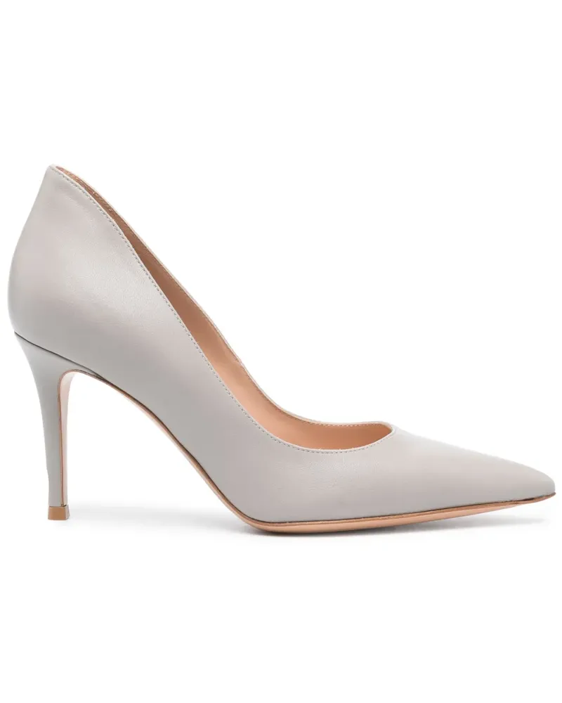 Gianvito Rossi Pumps mit spitzer Kappe 90mm - Grau Grau