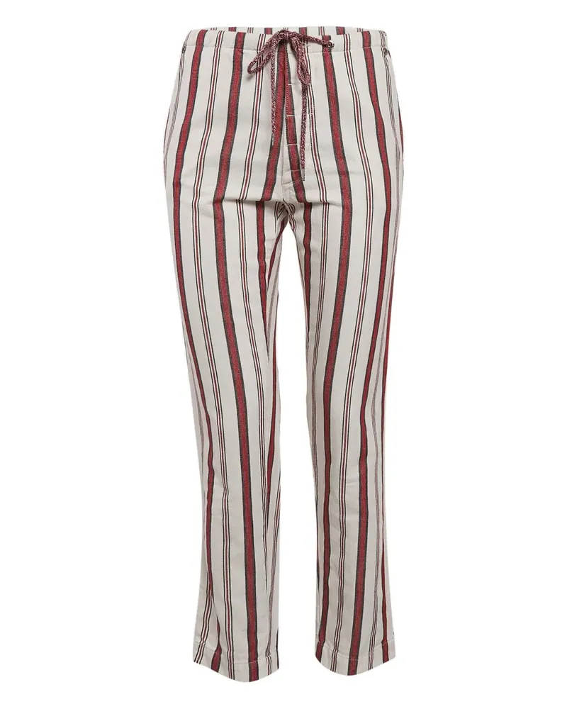 Zadig & Voltaire Gestreifte Hose - Weiß Weiß
