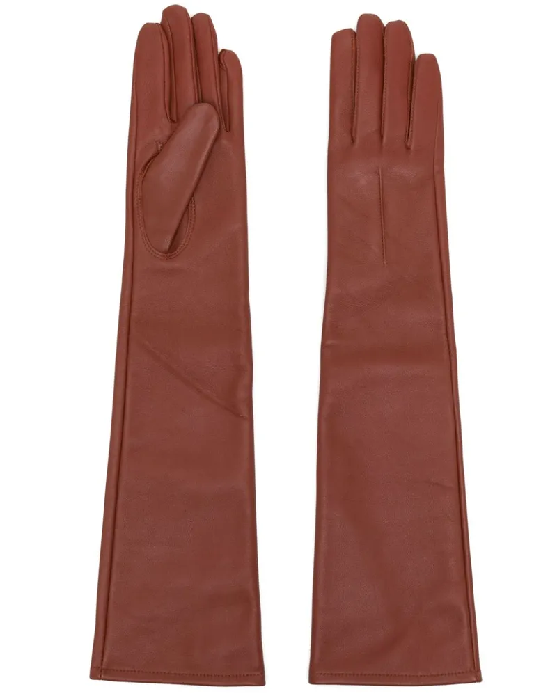 Dents Lange Mia Handschuhe - Braun Braun