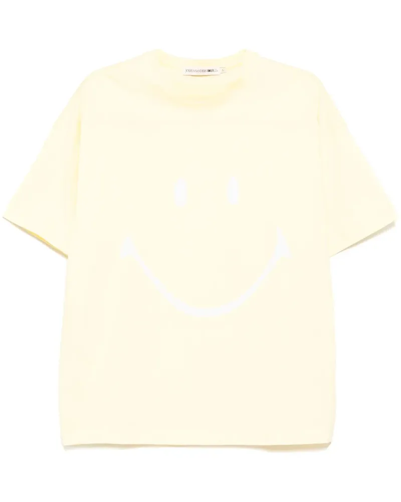 Joshua Sanders Glitter-T-Shirt - Gelb Gelb