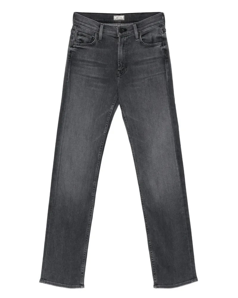Mother The Mid Rise Rider Jeans - Grau Grau