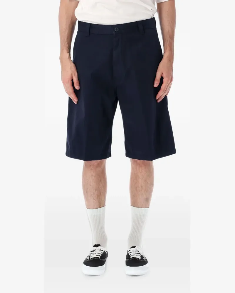 Carhartt WIP Brader logo-patch shorts - Blau Blau